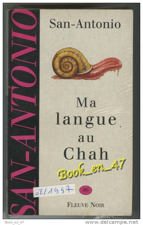 {74545} San-Antonio, Ma Langue Au Chah , 08/1997 ; Illustration: Marc Demoulin  . " En Baisse " - San Antonio