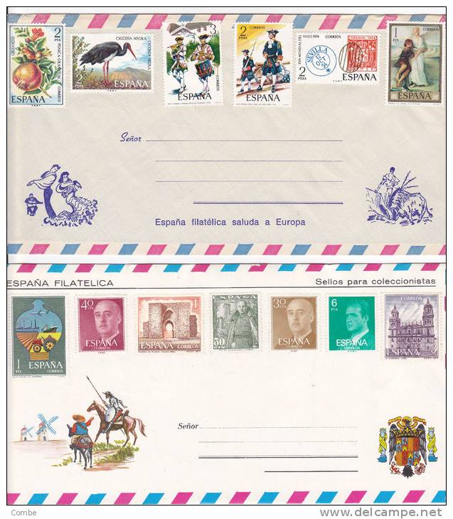 2 Lettres  Espana Philatica/1408 - Covers & Documents