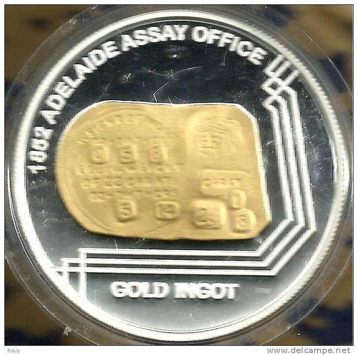 AUSTRALIA $1 ADELAIDE ASSAY EMERGENCYCOIN FRONT QEII HEAD BACK 2009 PROOF 1Oz .999 SILVER READ DESCRIPTION CAREFULLY !!! - Otros & Sin Clasificación