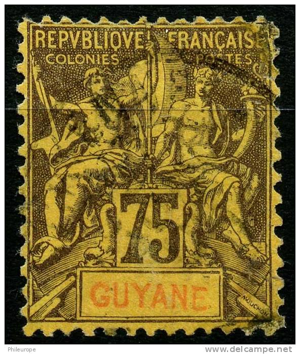 Guyane (1892) N 41 (o) - Other & Unclassified