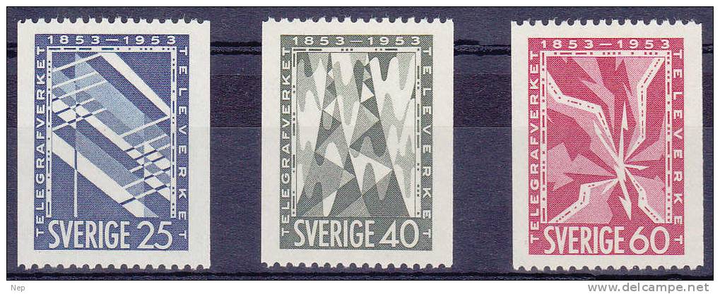 ZWEDEN - Michel - 1953 - Nr 385C/87C - MNH** - Cote 3,40€ - Neufs