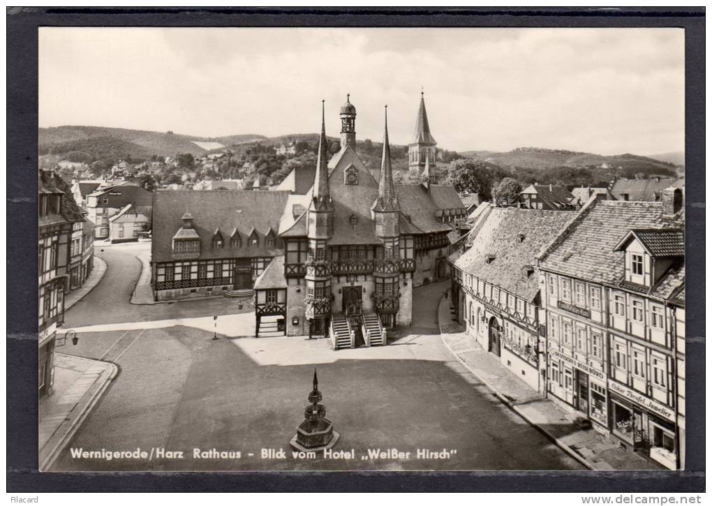 31915   Germania,  Wernigerode/Harz,    Rathaus -  Blick  Vom  Hotel  "Weissser  Hirsch",  NV - Wernigerode