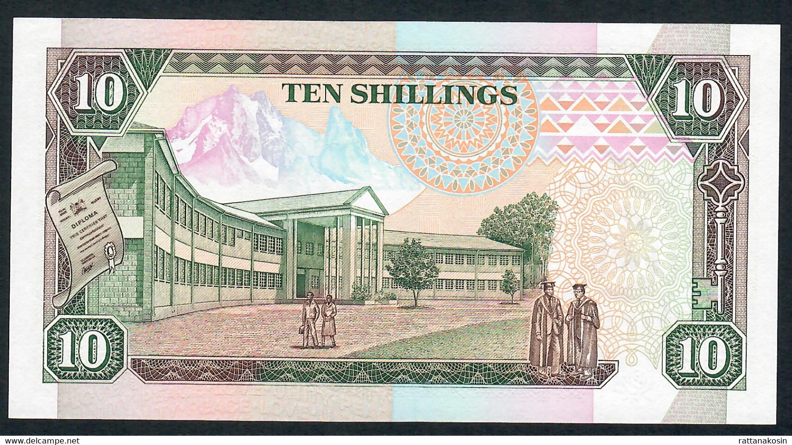 KENYA  P24d 10  SHILLINGS  1992  #AS   UNC. - Kenia