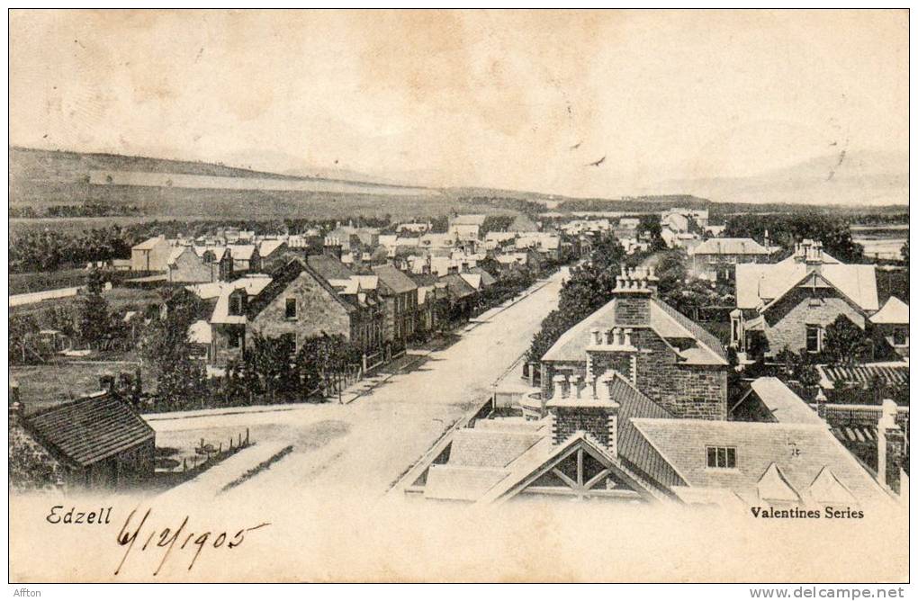 Edzell 1900 Postcard - Angus