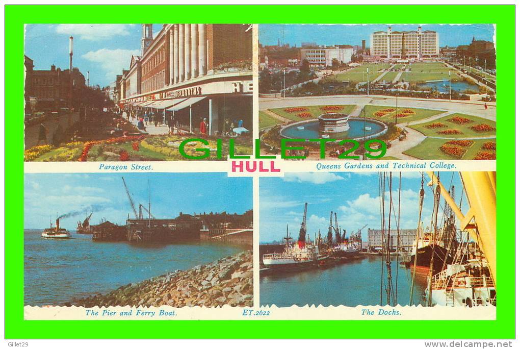 HULL, QUÉBEC - 4 MULTIVUES - TRAVEL IN 1966 - - Autres & Non Classés