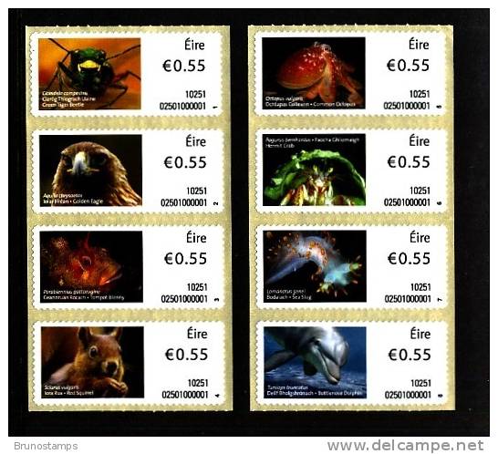 IRELAND/EIRE - 2010  ANIMALS  SELF-ADHESIVE  SET  MINT NH - Nuovi