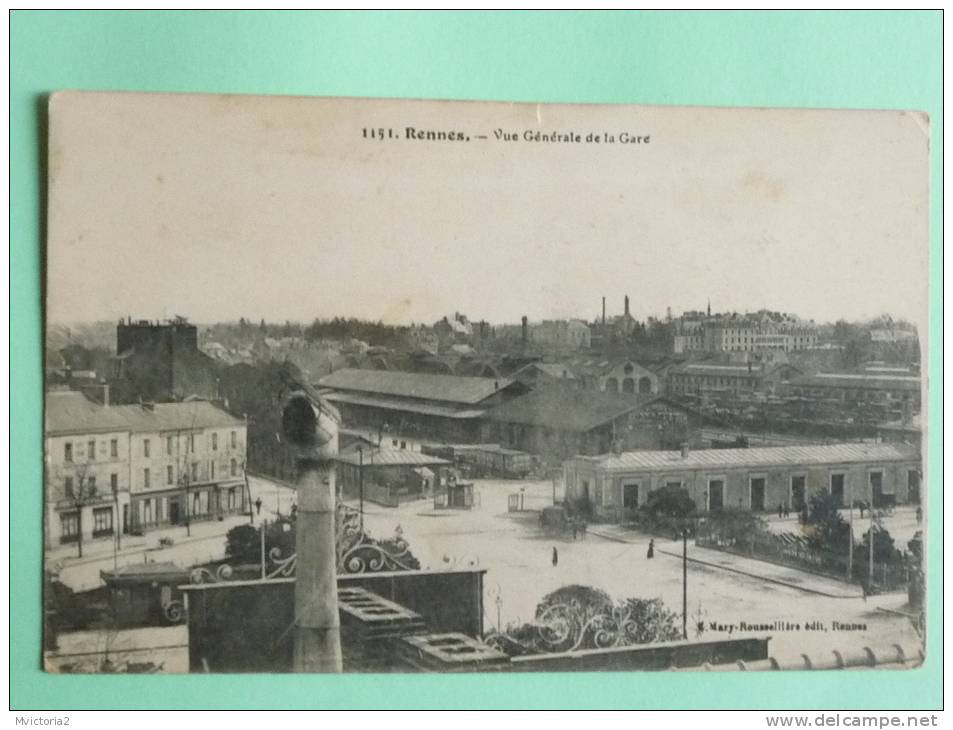 RENNES - Vue Générale De La Gare - Rennes