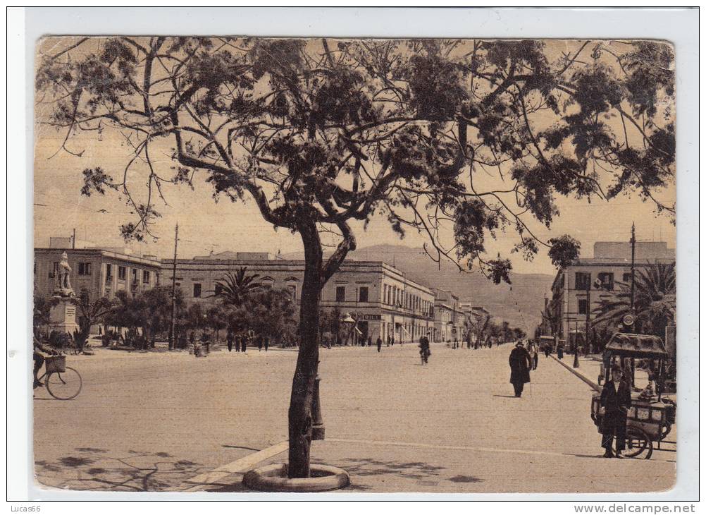 TRAPANI 1951 PIAZZA VITTORIO EMANUELE - Trapani