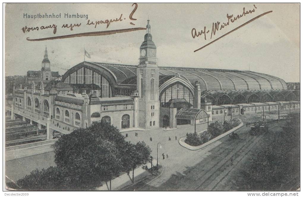 Br35670 Hamburg Hauptbahnhof   2 Scans - Harburg