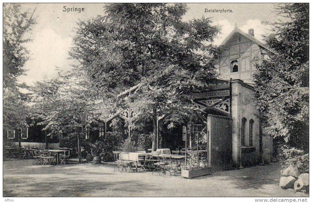 Springe Deisterpforte 1905 Postcard - Springe