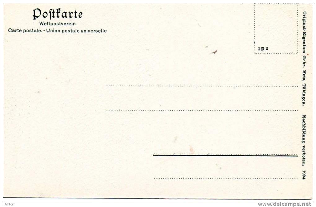 Im Oberamt Tuttlingen 1898 Postcard - Tuttlingen