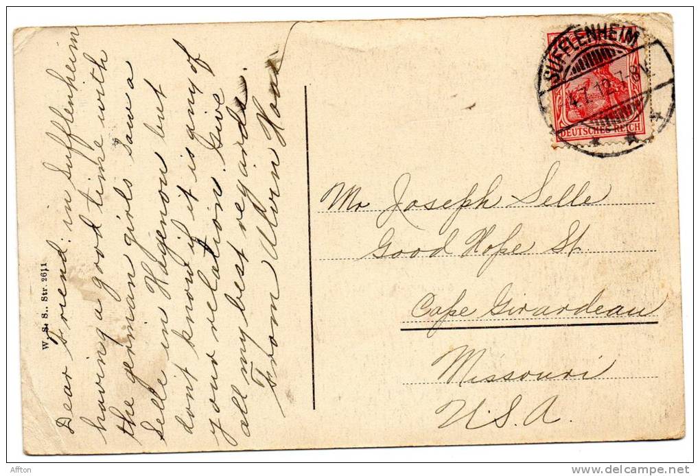 Partie Aus Suffleheim 1905 Postcard - Elsass