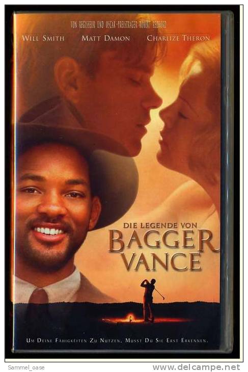 VHS Video  ,  Die Legende Von Bagger Vance  -  Sportfilm Mit Matt Damon , Will Smith - Autres & Non Classés