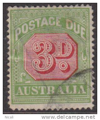 AUSTRALIA 1922 3d Postage Due SG D95 U XM1423 - Port Dû (Taxe)