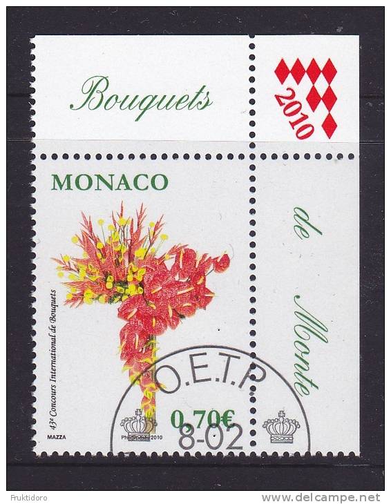 Monaco Mi 2976 43th International Flower Arrangement Festival 2010 - Unused Stamps