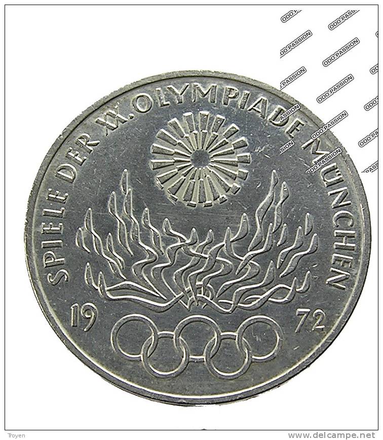 Allemagne - 10 Mark - 1972 G -  J.O. Munchen -  Argent -  TTB+ - Verzamelingen