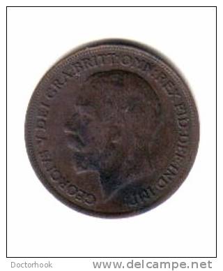 GREAT BRITAIN   1  PENNY  1913  (KM # 810) - D. 1 Penny