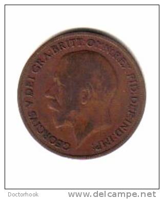 GREAT BRITAIN   1  PENNY  1919  (KM # 810) - D. 1 Penny