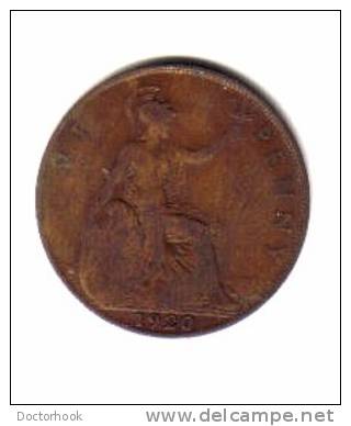 GREAT BRITAIN   1  PENNY  1920  (KM # 810) - D. 1 Penny