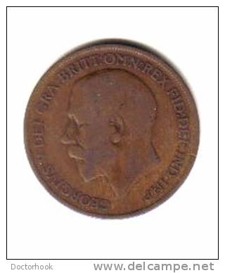 GREAT BRITAIN   1  PENNY  1921  (KM # 810) - D. 1 Penny