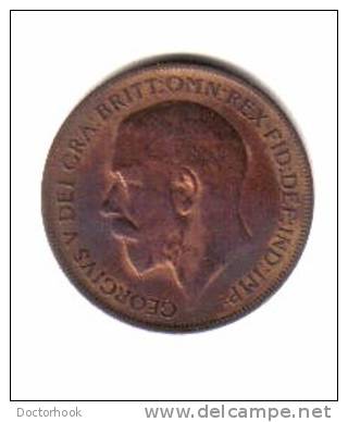 GREAT BRITAIN   1  PENNY  1922  (KM # 810) - D. 1 Penny