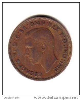 GREAT BRITAIN   1  PENNY  1937  (KM # 845) - D. 1 Penny