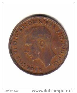 GREAT BRITAIN   1  PENNY  1948  (KM # 845) - D. 1 Penny