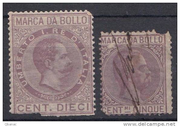 Italy Kingdom Revenue Stamps - Fiscaux