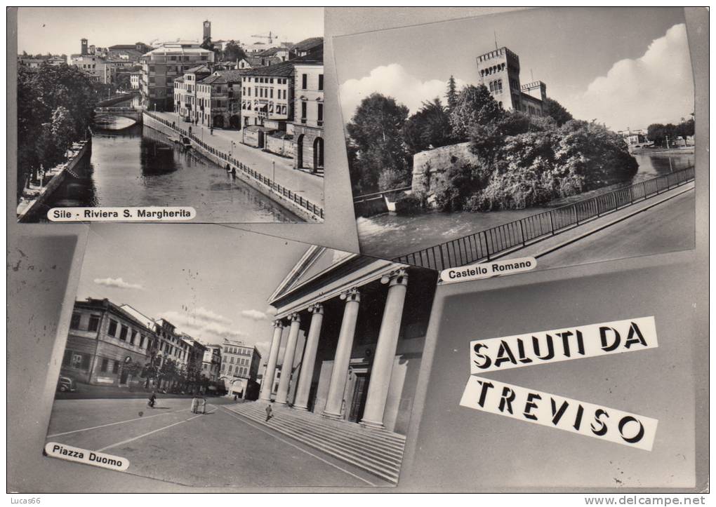 TREVISO 1957 SALUTI DA TREVISO - Treviso