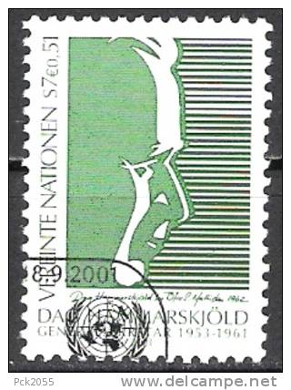 UNO Wien 2001 MiNr.341 Gest. 40.Todestag Dag Hammarskjöld  ( 1541 )NP - Usati