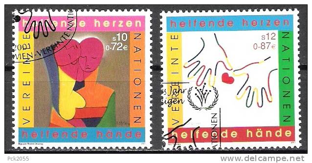 UNO Wien 2001 MiNr.331-332 Gest. Intern.Jahr Des Ehrenamtes  ( 1544 )NP - Used Stamps