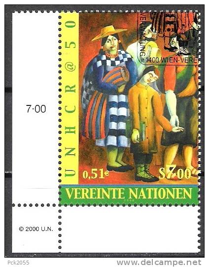 UNO Wien 2000 MiNr.325 Gest. 50 Jahre UNHCR ( 1545 )NP - Used Stamps