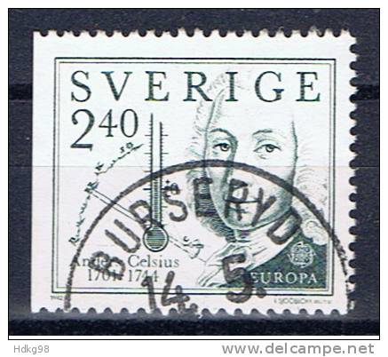 S Schweden 1982 Mi 1188 Dl Celsius - Usati