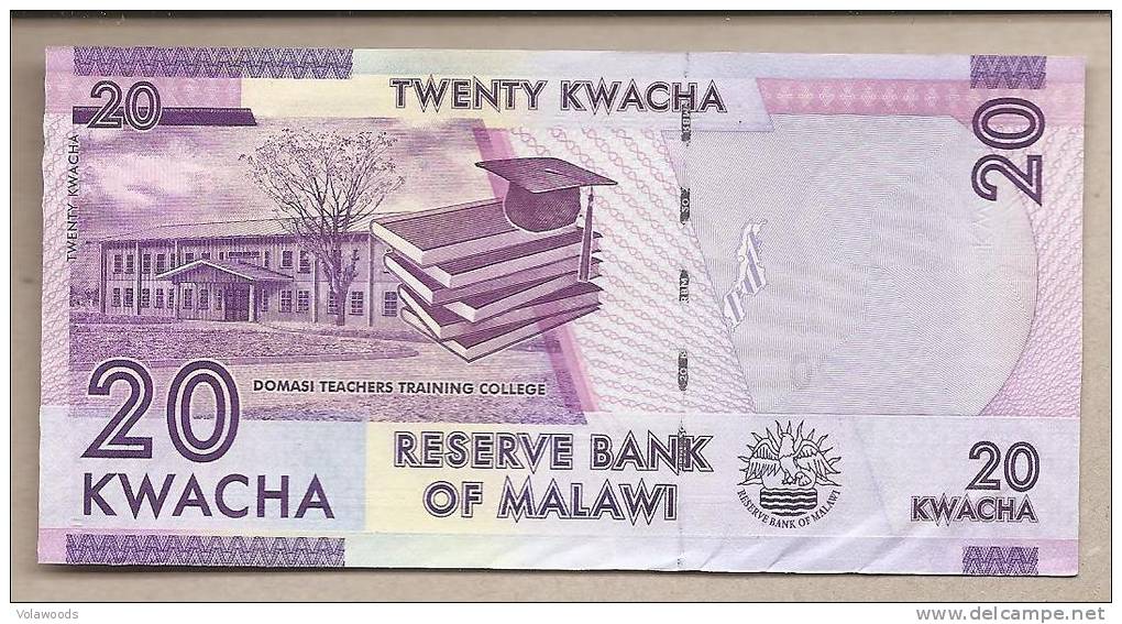 Malawi - Banconota Non Circolata Da 20 Kwacha - 2012 - Malawi