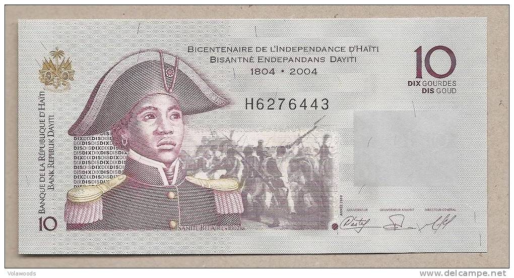 Haiti - Banconota Non Circolata Da 10 Gourdes - 2004 - Haiti