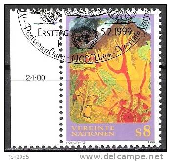 UNO Wien 1999 MiNr.278 Gest. Vulkanische Landschaft ( 1554 ) - Gebruikt