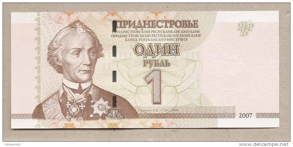 Transnistria - Banconota Non Circolata Da 1 Rublo - 2007 - Moldavië