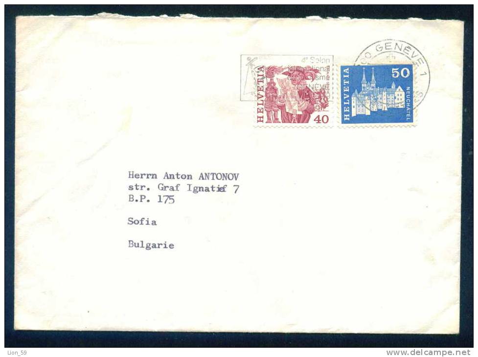 114373 Cover Lettre Brief  1979 FLAMME , ESGALADE GENEVA , NEUCHATEL , Switzerland Suisse Schweiz Zwitserland - Briefe U. Dokumente