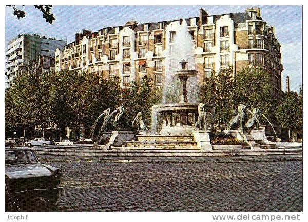 Paris - Place Daumesnil - 404 Peugeot - Arrondissement: 12