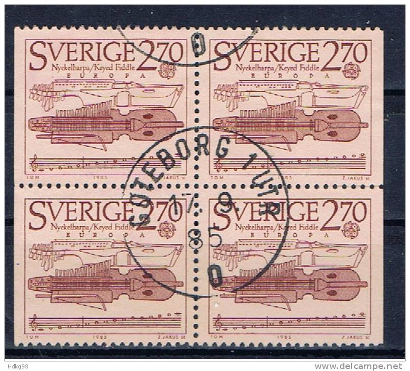 S Schweden 1985 Mi 1329 EUROPA (Viererblock) - Usati