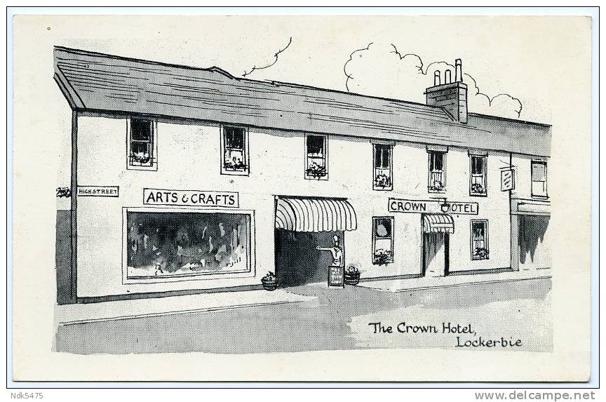 LOCKERBIE : THE CROWN HOTEL - Dumfriesshire