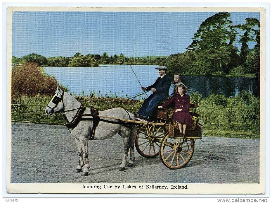 IRELAND : KILLARNEY - JAUNTING CAR (10 X 15cms Approx.) - Kerry