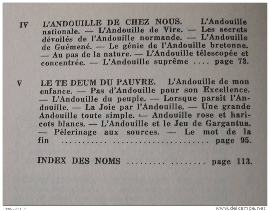 Célébration De L´andouille - Maurice Lelong - 1964. - Humor