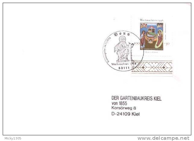 Germany - FDC Mi-Nr 1892 (o354)- - 1991-2000