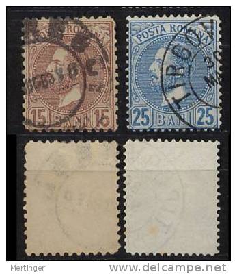 Rumänien Romania Sammlung Klassik Ca 1872-1903 Gest. M€ 180,- - 1858-1880 Moldavia & Principato