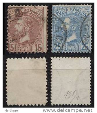 Rumänien Romania Sammlung Klassik Ca 1872-1903 Gest. M€ 180,- - 1858-1880 Fürstentum Moldau