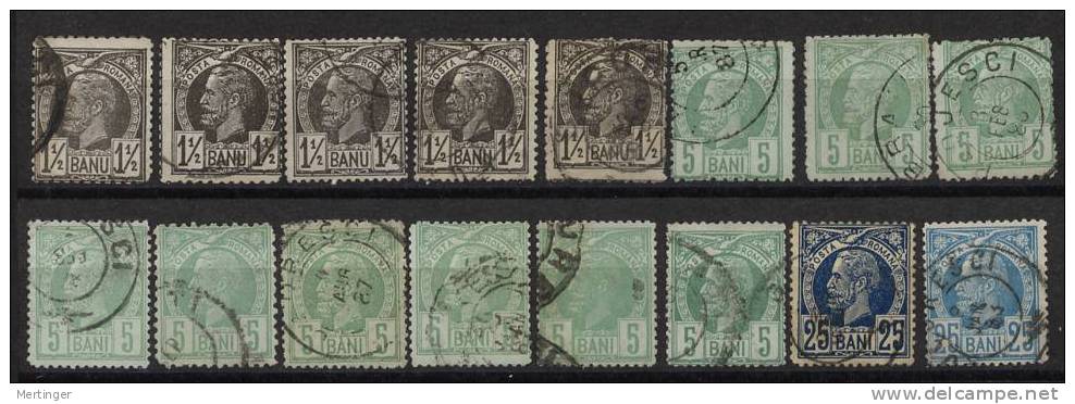 Rumänien Romania Sammlung Klassik ca 1872-1903 gest. M€ 180,-