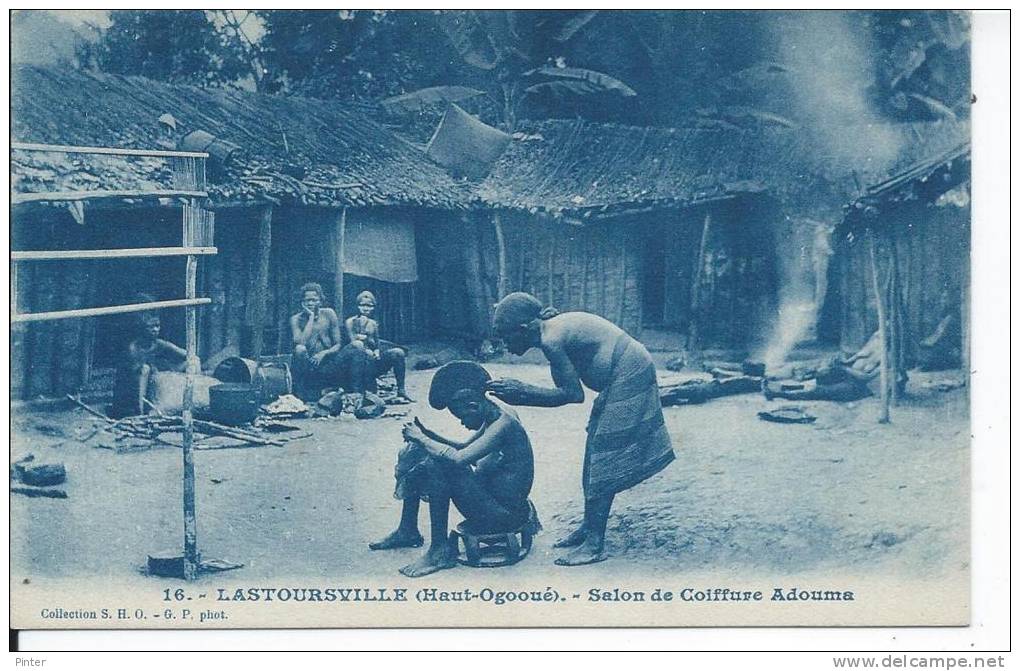 GABON - LASTOURSVILLE (Haut Ogooué) - Salon De Coiffure Adouma - Gabon