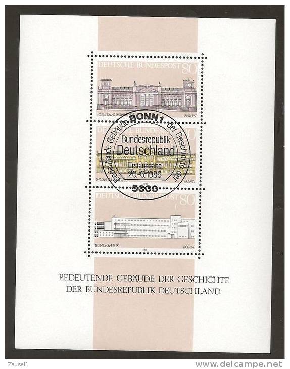 Block 20 - 1986  Mit Ersttagsstempel - Gebraucht