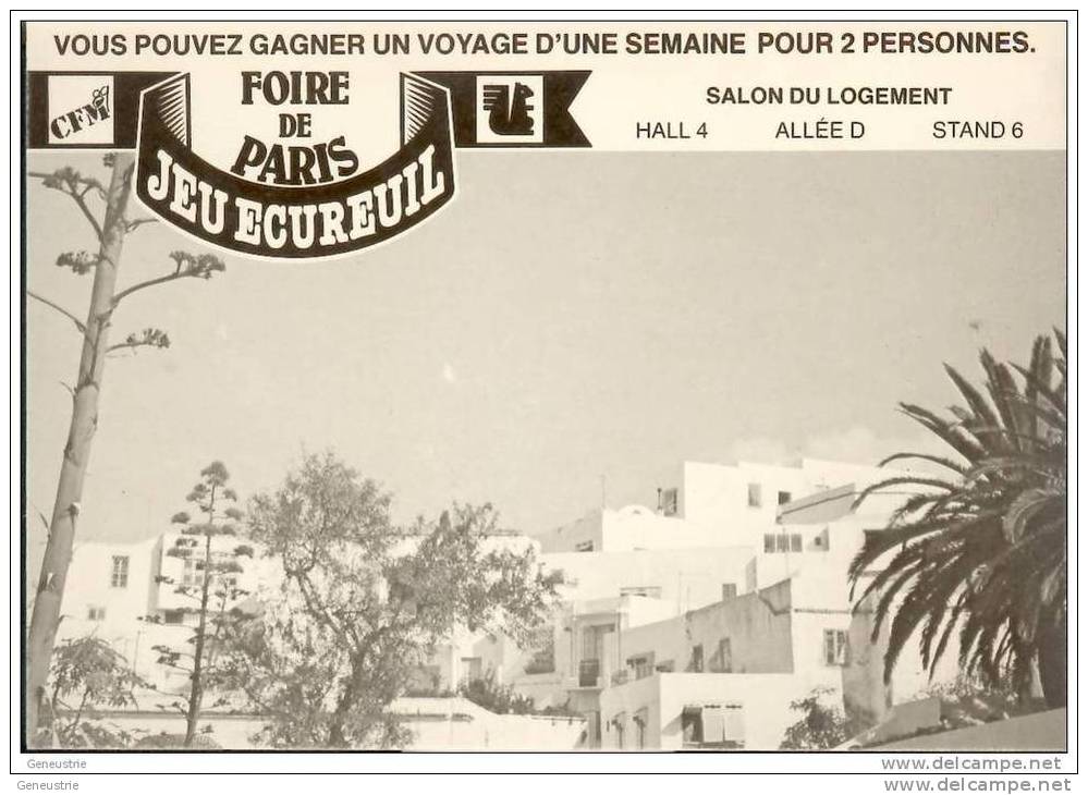 CPM " Caisse D´Epargne Ecureuil Et Foire De Paris " Salon Du Logement 1985 Paris - Banque - Foires